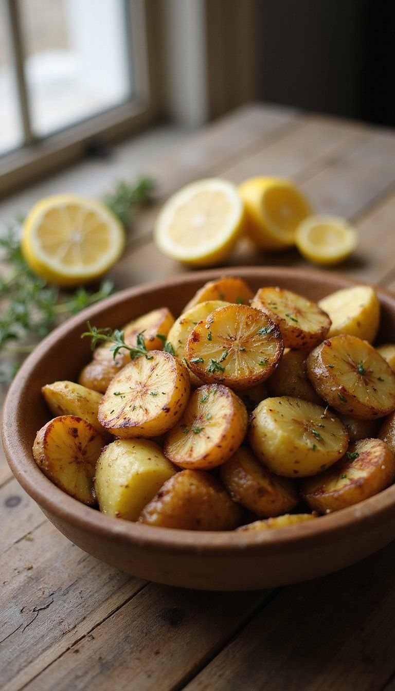 Lemon Thyme Roasted Potatoes Bowl