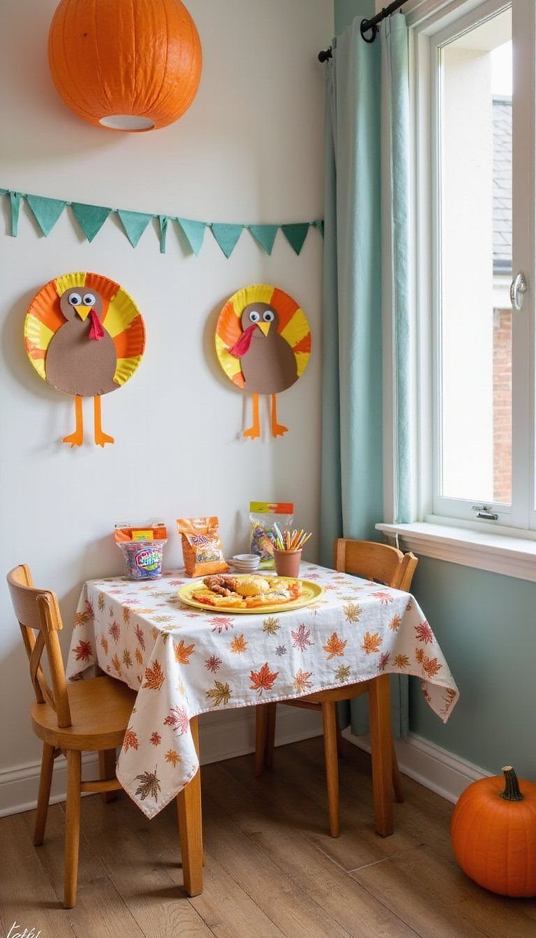 Kid-Friendly Mini Friendsgiving Activity Corner Setup