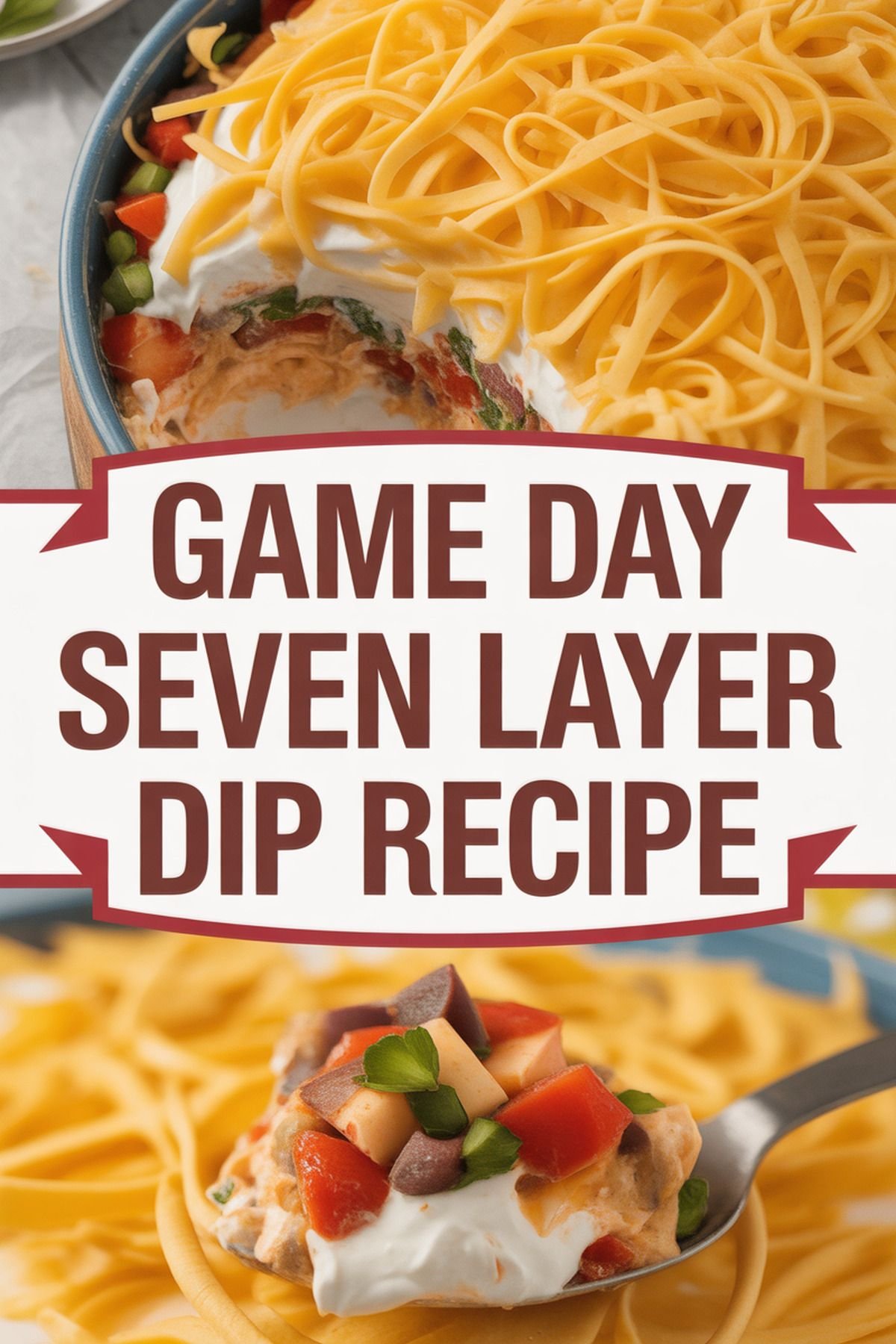 Game Day Seven Layer Dip Recipe recipe idea in stylish layout