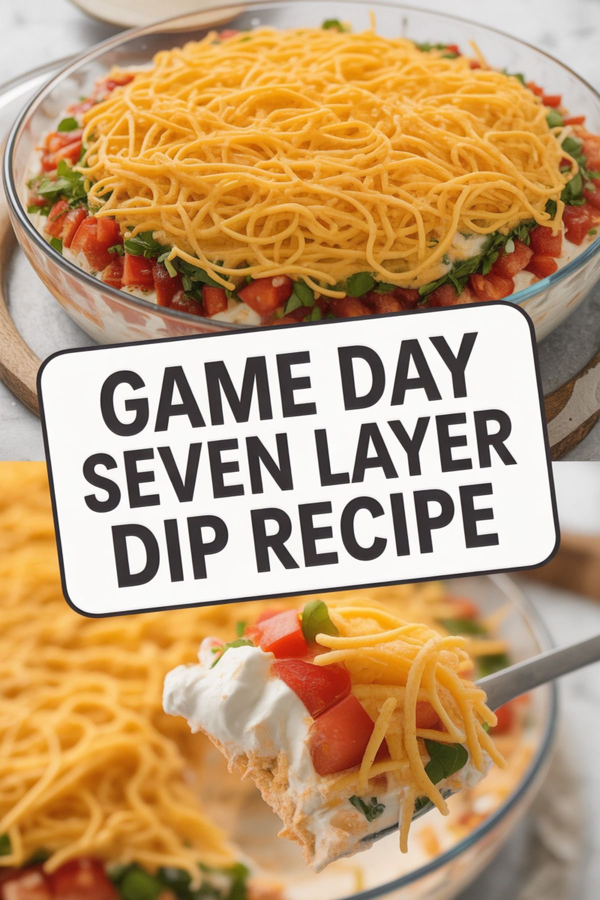 Game Day Seven Layer Dip Recipe recipe idea in stylish layout