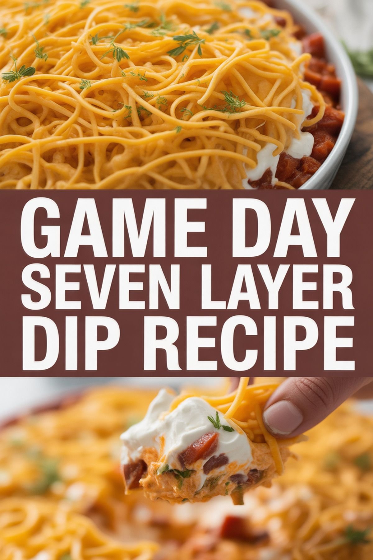 Game Day Seven Layer Dip Recipe recipe idea in stylish layout