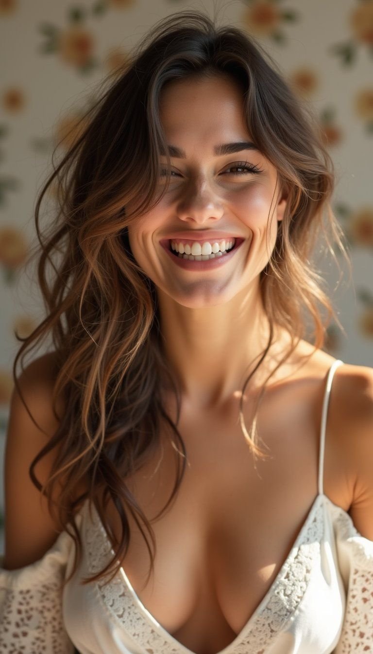 Messy Boho Gibson Tuck With Face-Framing Pieces