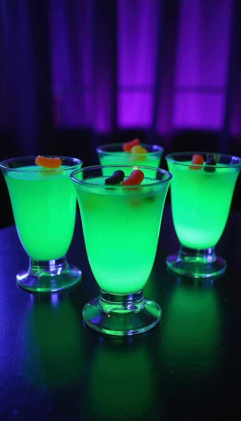 Glow In The Dark Jello Cups