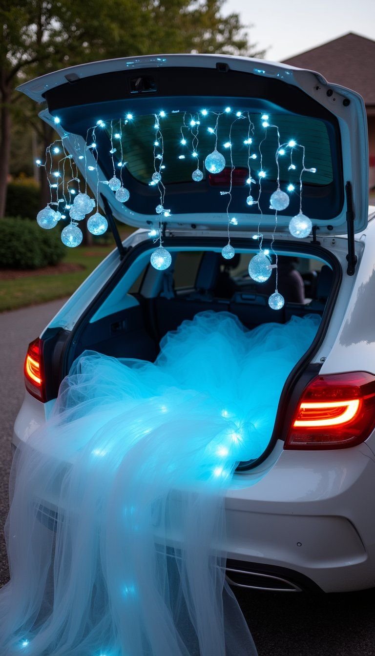 Ghostly Cloud Trunk With Sheer White Layers