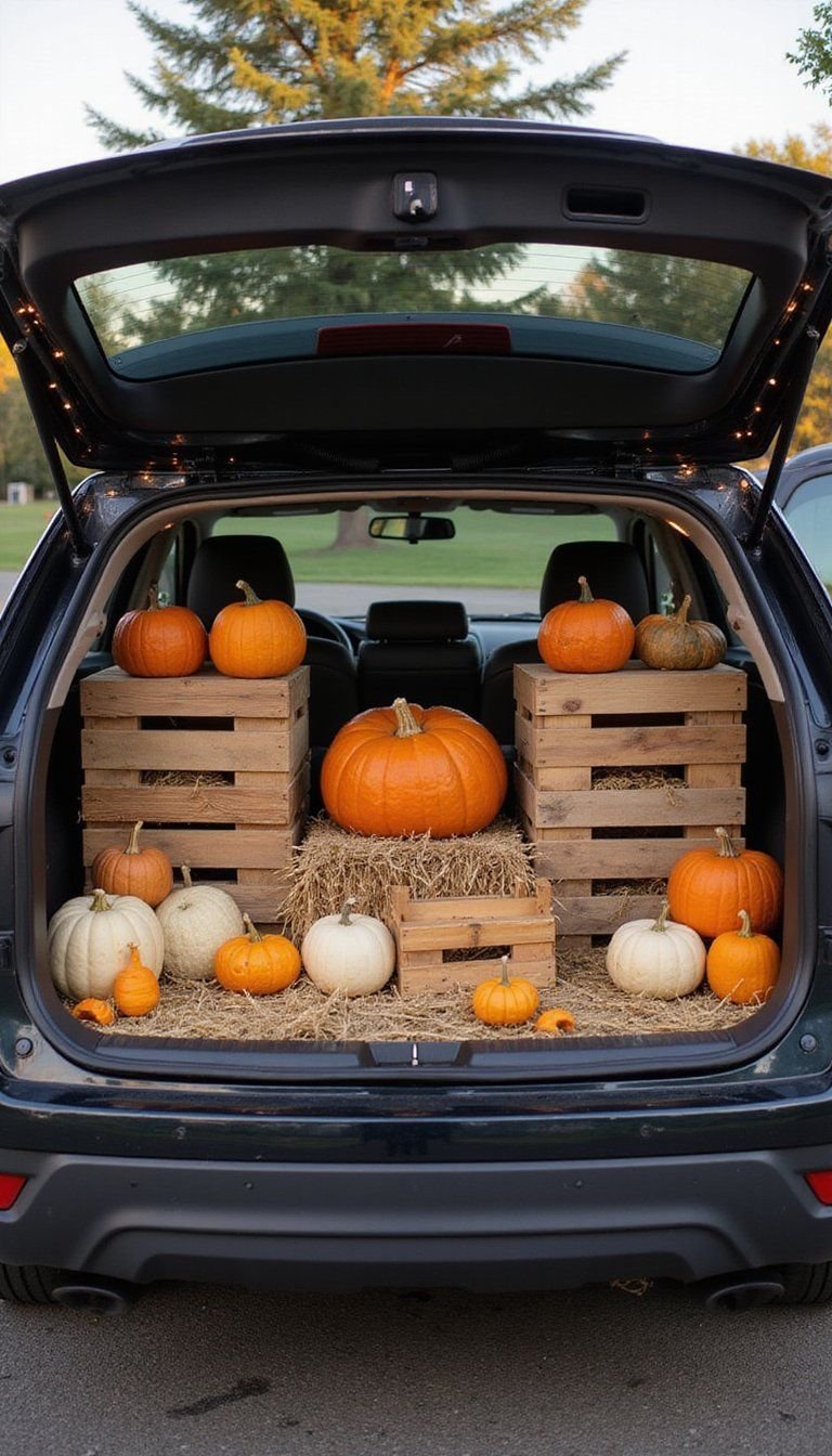 Pumpkin Patch Pop-Up With Rustic Crates