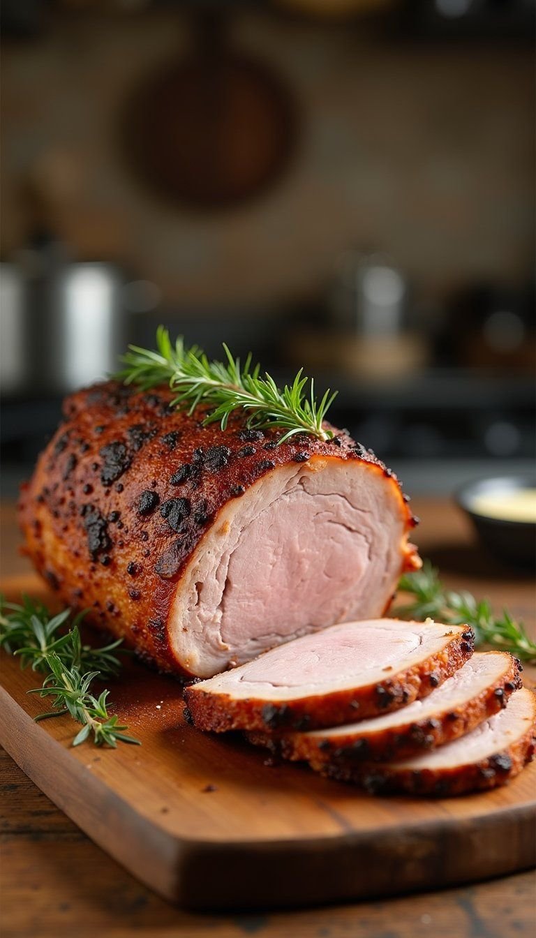 Porchetta-Style Herb Pork Roast with Crispy Skin
