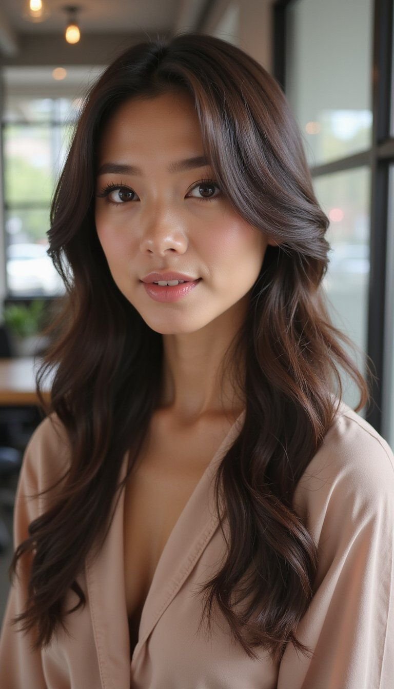 Polished Side-Part Hush Cut For Office Chic