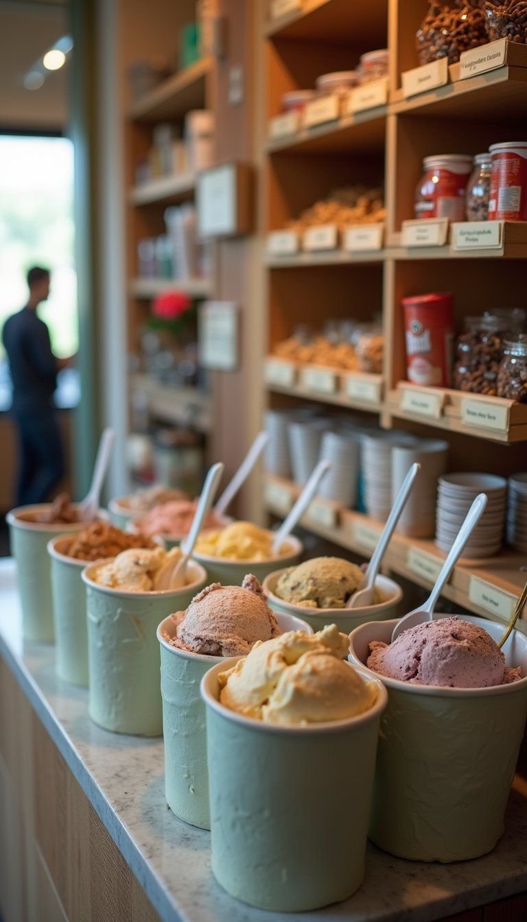 College Dorm-Friendly No-Machine Ice Cream Bar