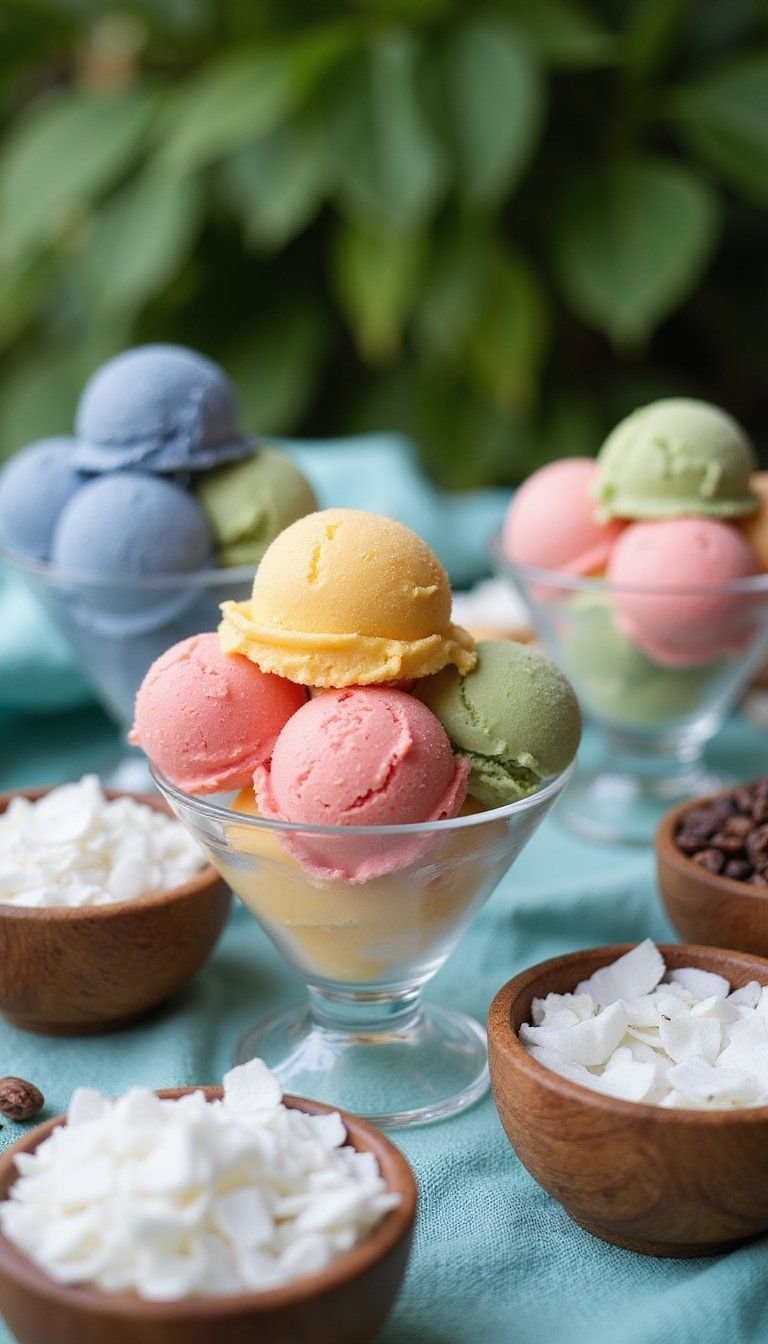 Vegan Sorbet And Dairy-Free Ice Cream Bar