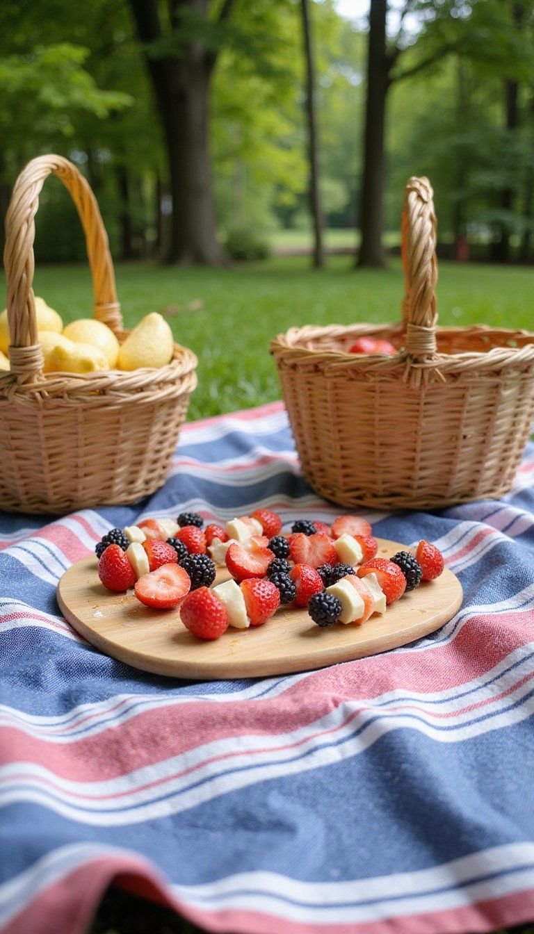 Patriotic Picnic With Flag Inspired Decor
