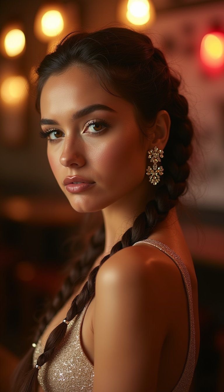 Sparkly Accessorized Lemonade Braids For Night Out