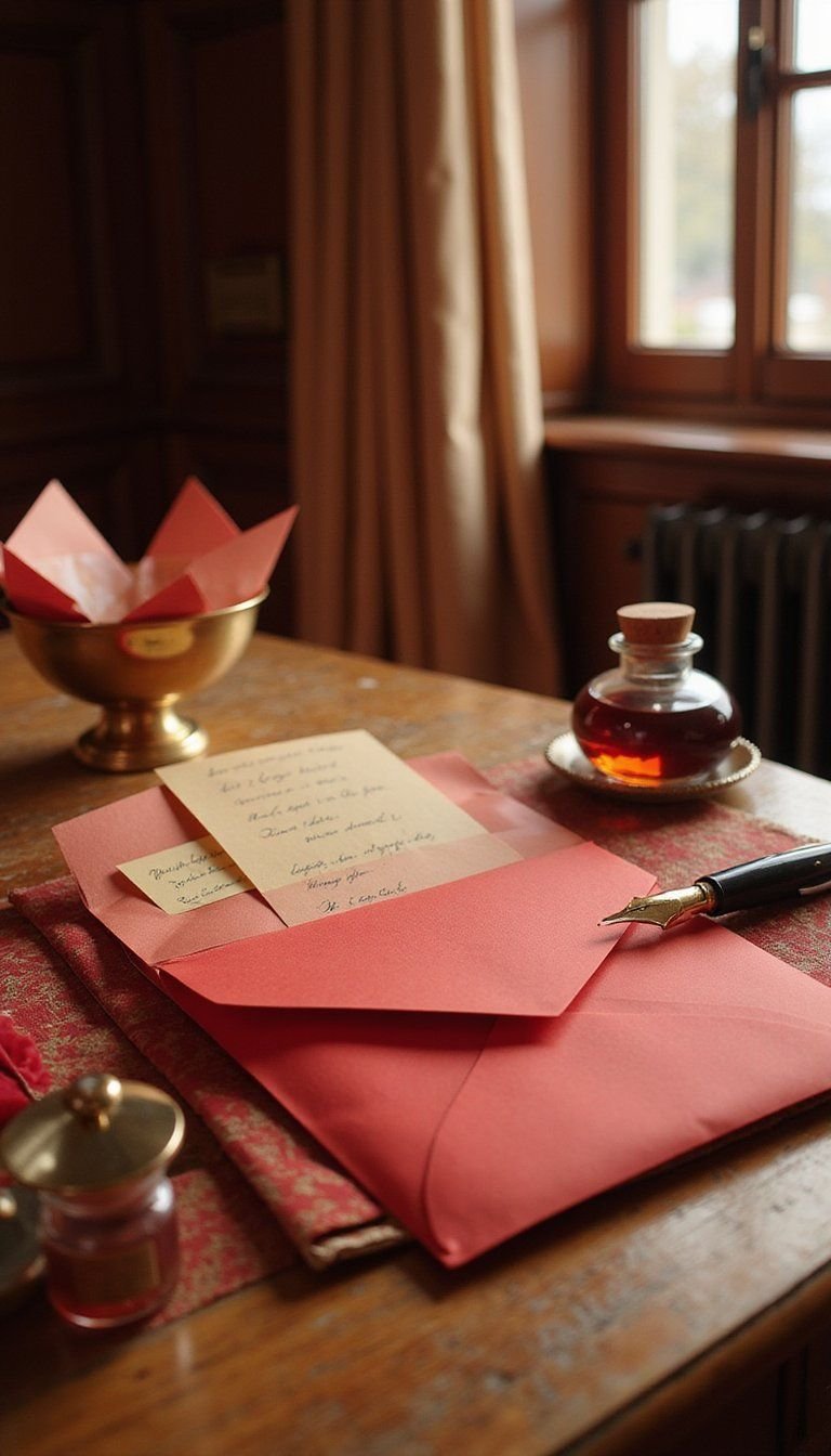 Calligraphy Pocket With Mini Poem Insert