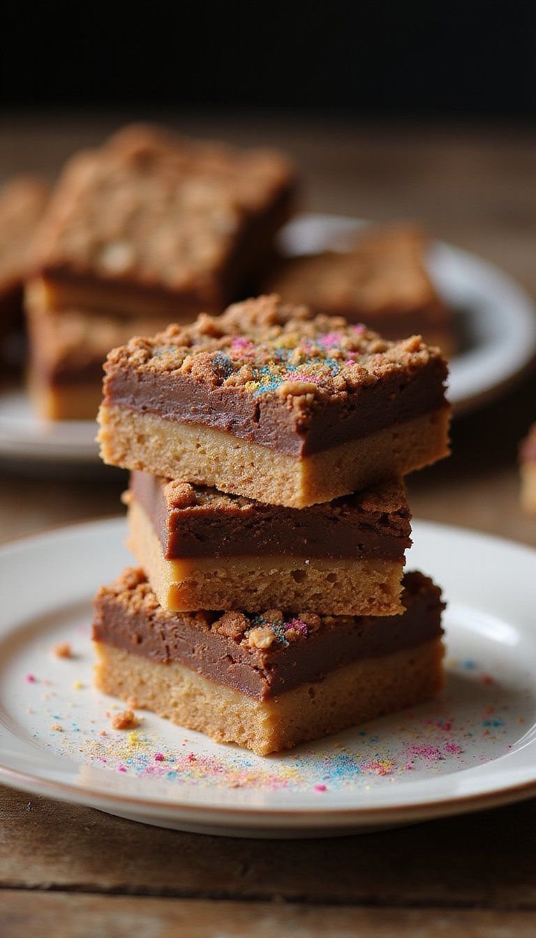 Chocolate Hazelnut King Cake Dessert Bars