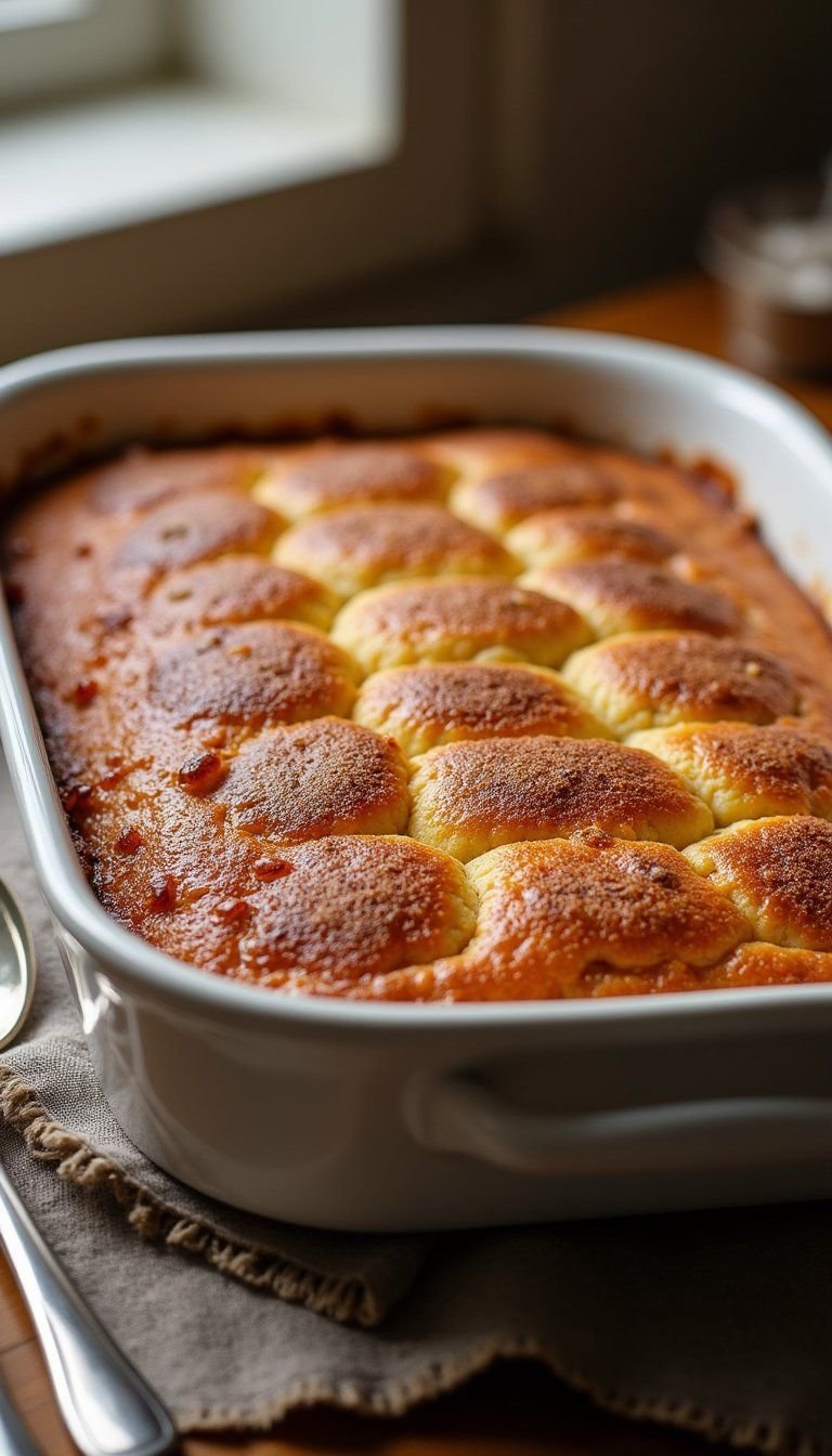Coffee Soaked King Cake Bread Pudding