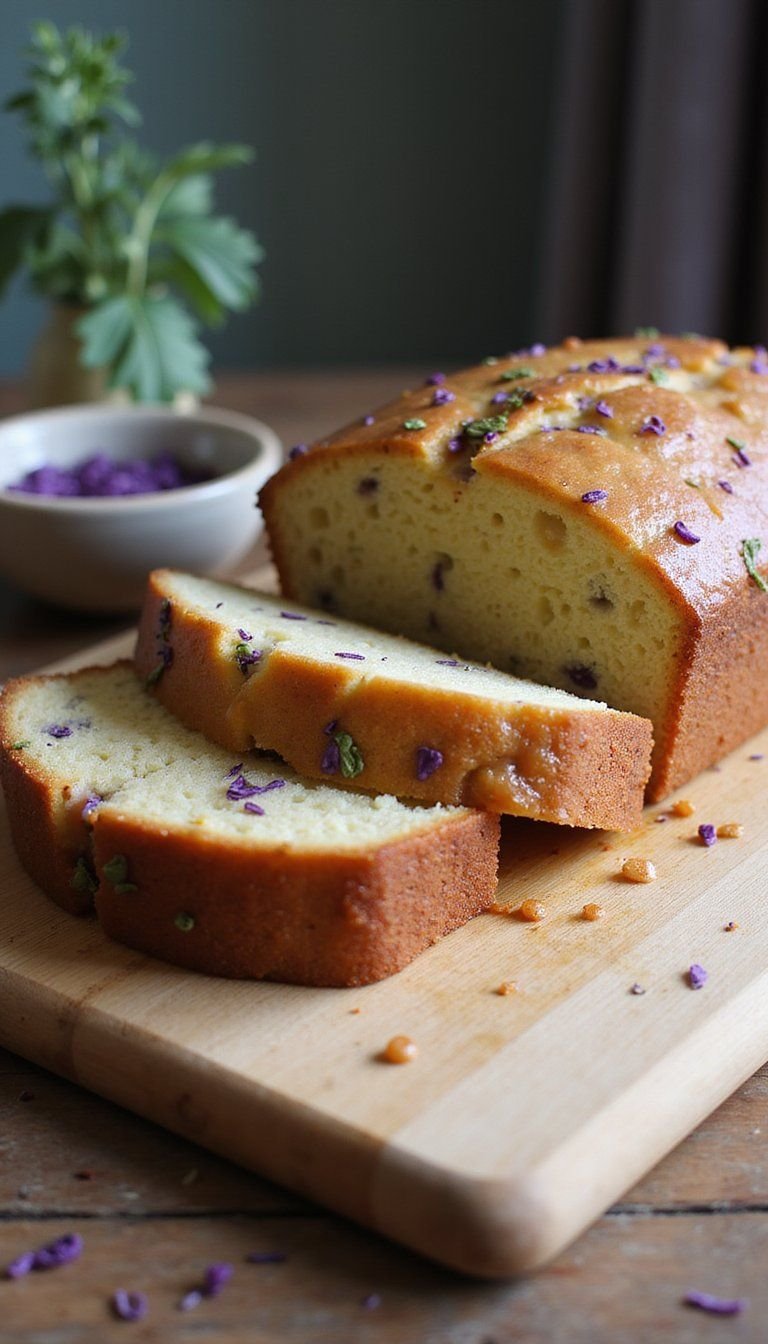 Gluten Free Brown Butter King Cake Loaf