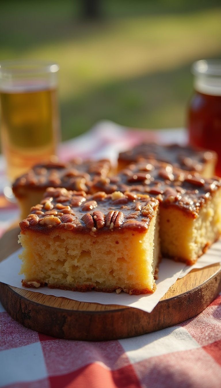 Maple Pecan Breakfast King Cake Squares