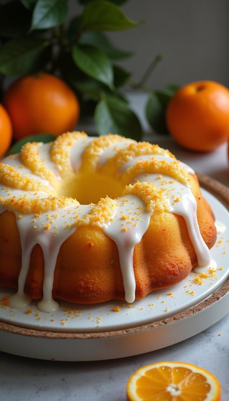 Mascarpone Citrus Blossom King Cake With Zest