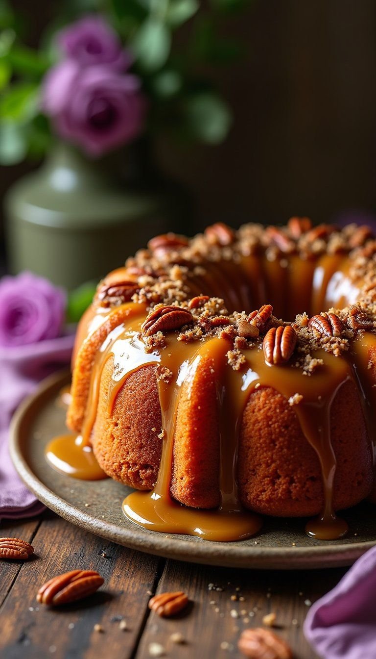 Pecan Praline Southern Style King Cake