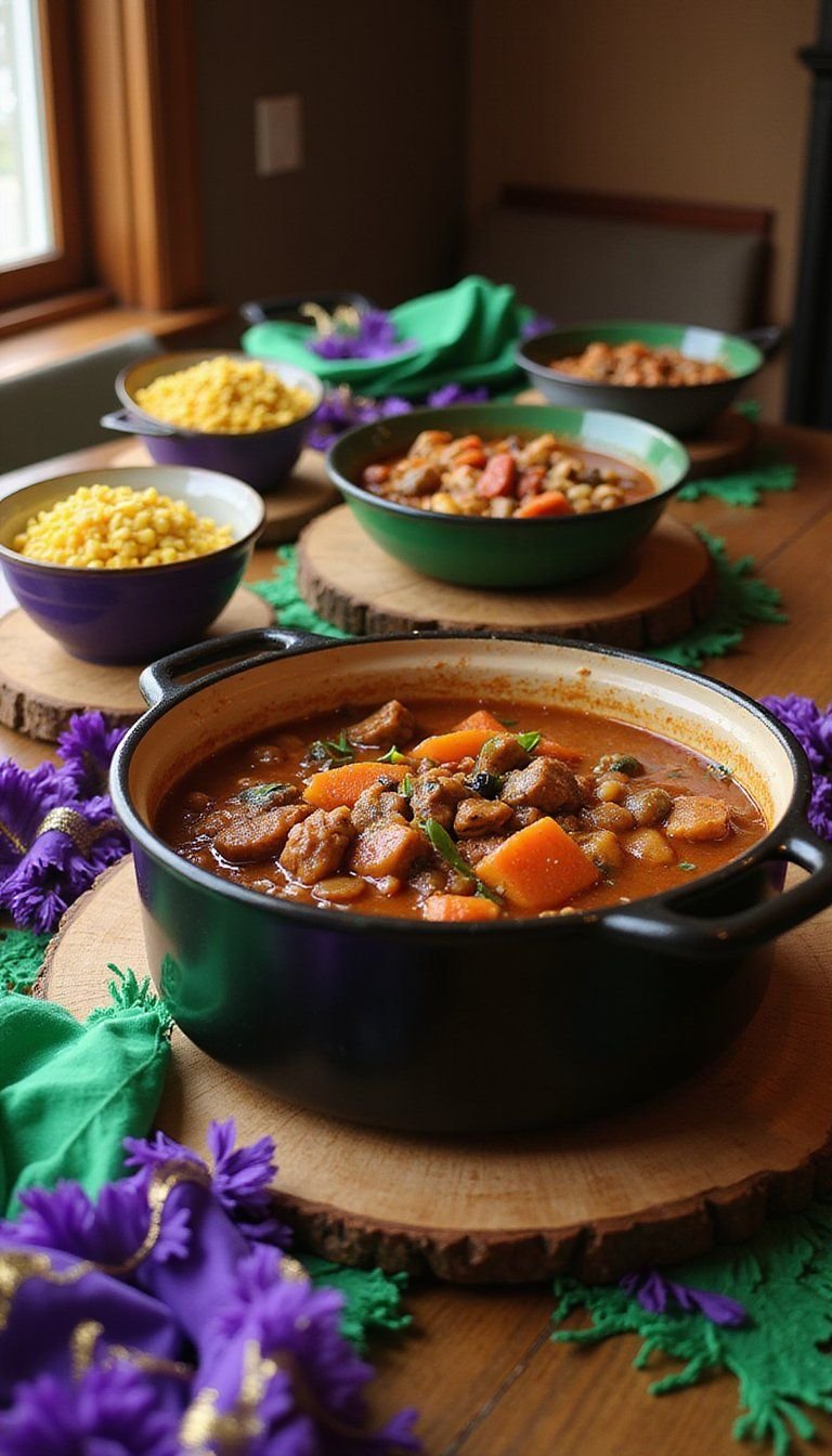 Cajun-Creole Food Station With Shareable Bowls