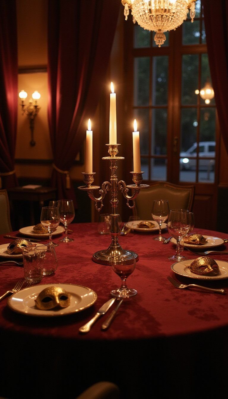 Masked Mystery Dinner Party With Role Cards