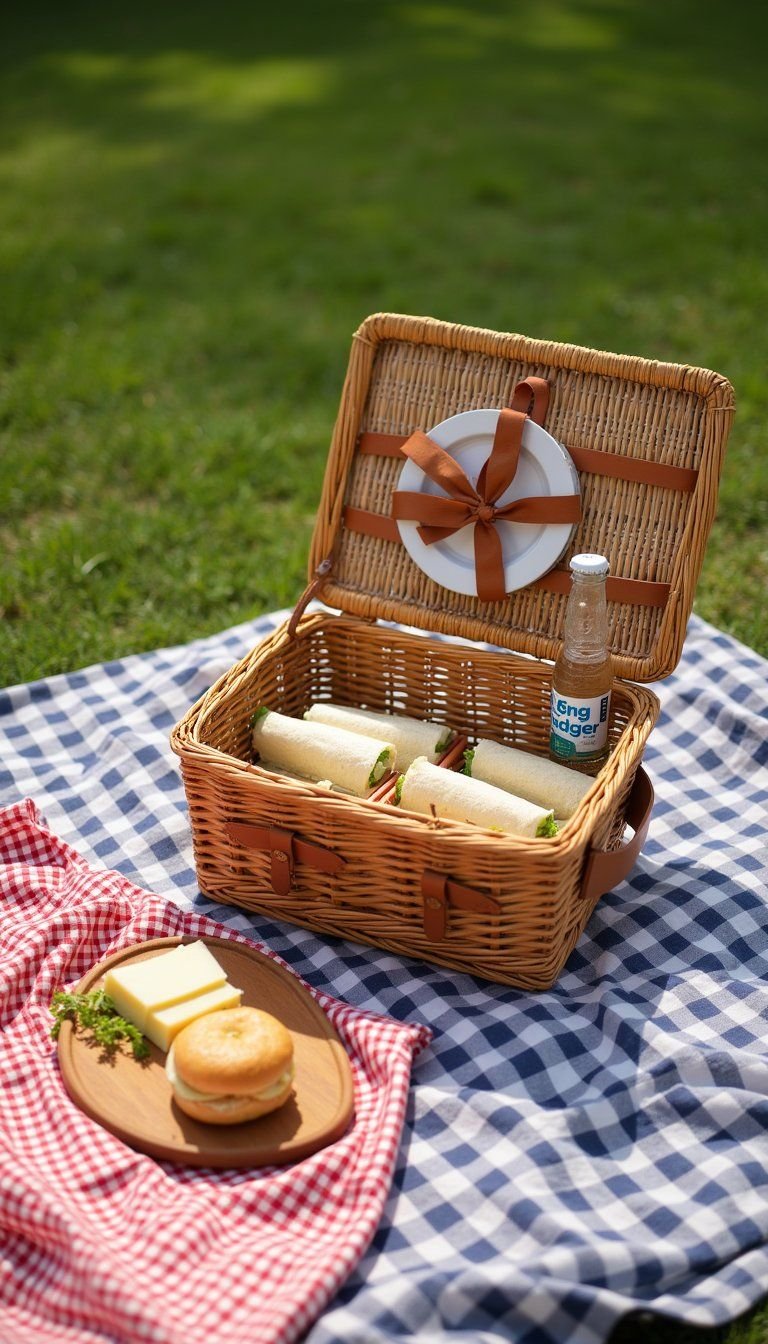 Picnic Basket Packed For Easy Guest Drops