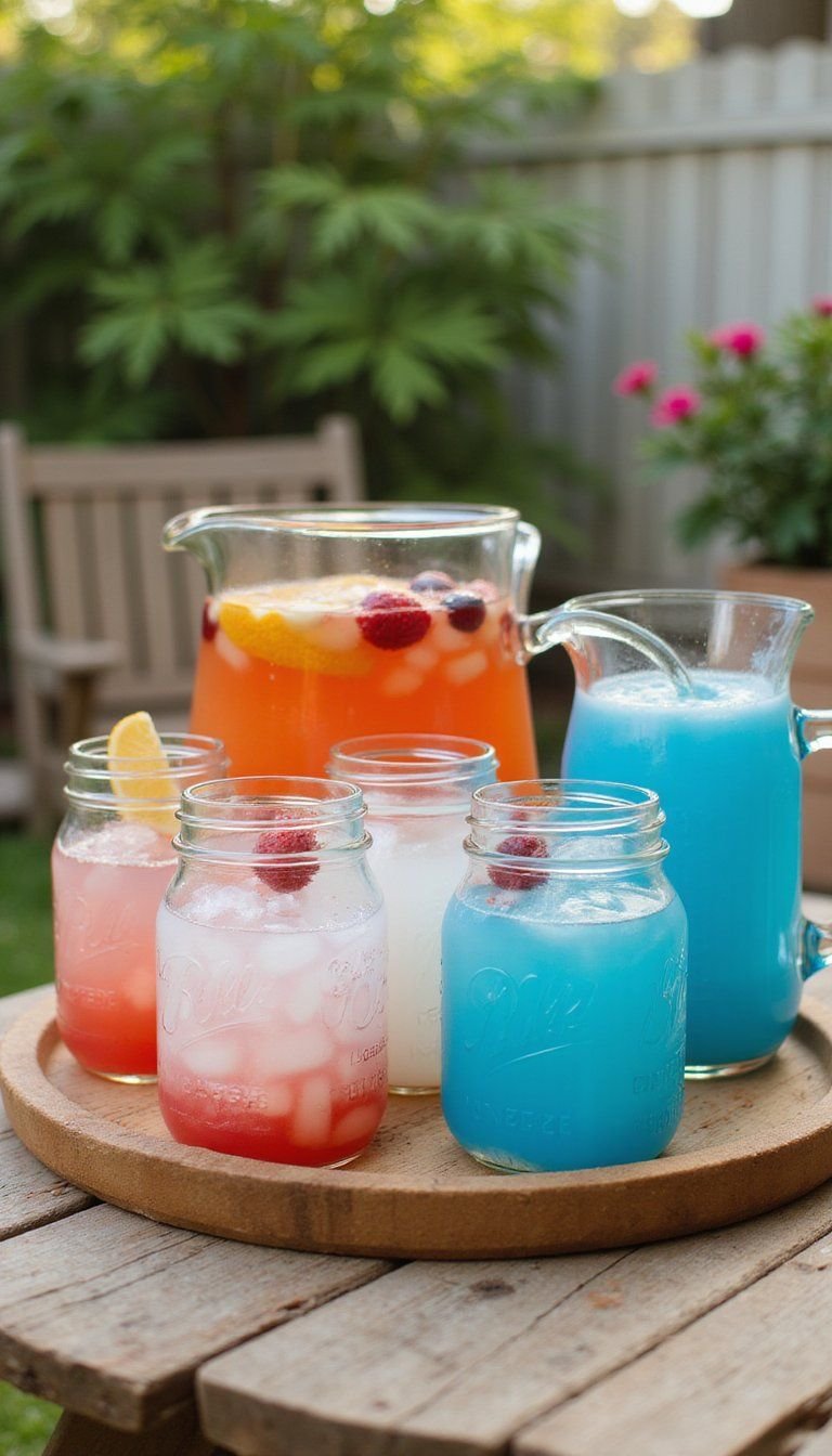 Red White Blue Cocktail Pitcher Ideas