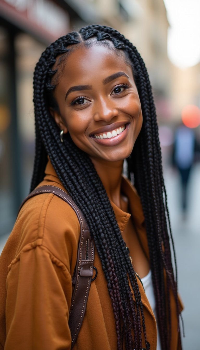 Layered Micro Braids For Added Lively Volume