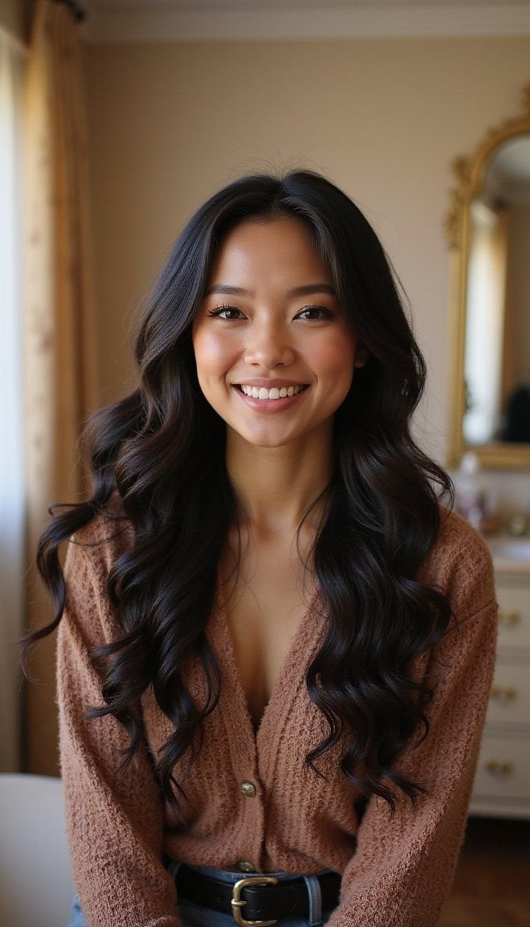 Vintage-Inspired Finger Wave Micro Braids Glam