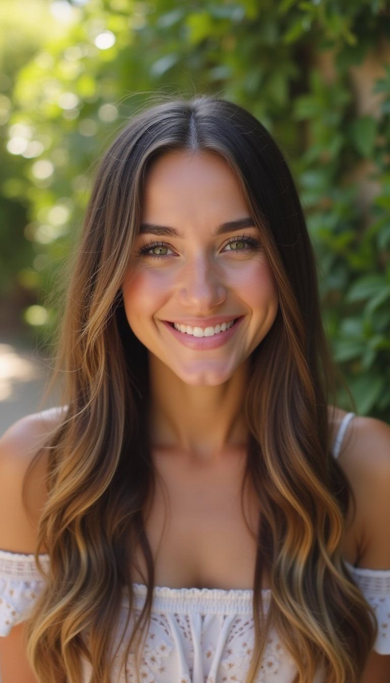 Waist-Length Micro Braids With Soft Waves