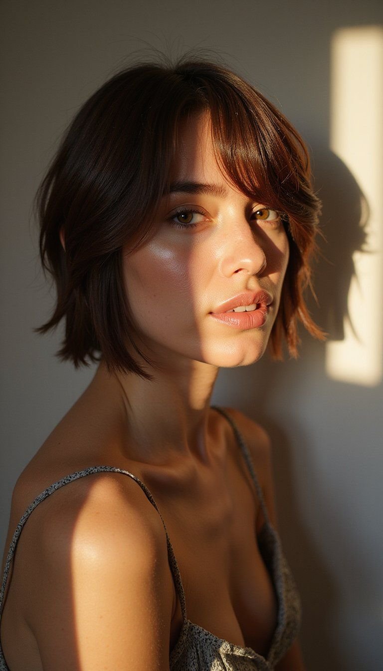 Asymmetrical Mixie With Razored Layers For Edge