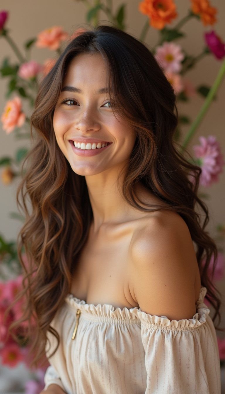 Romantic Soft Mullet With Long Face Frames