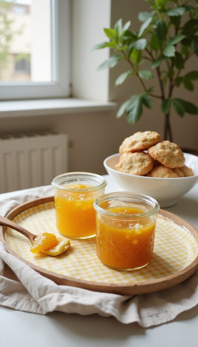 Artisan Jam And Fresh Biscuit Breakfast Basket