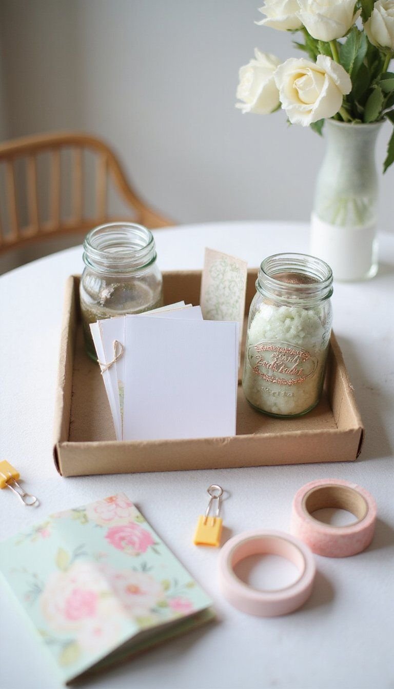 DIY Memory Keepsake Jar And Note Basket