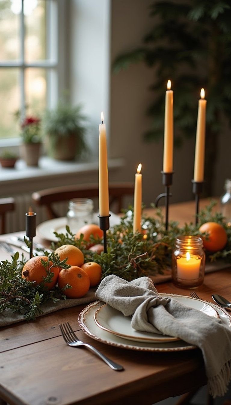 Eco Friendly Recycled Decor Tablescape