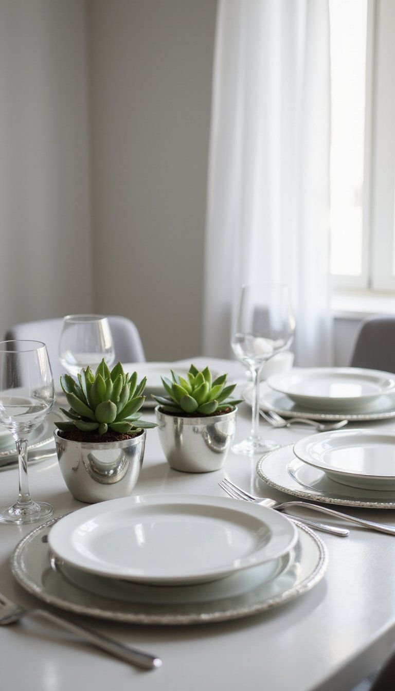 Minimalist Metallics With Clean Lines