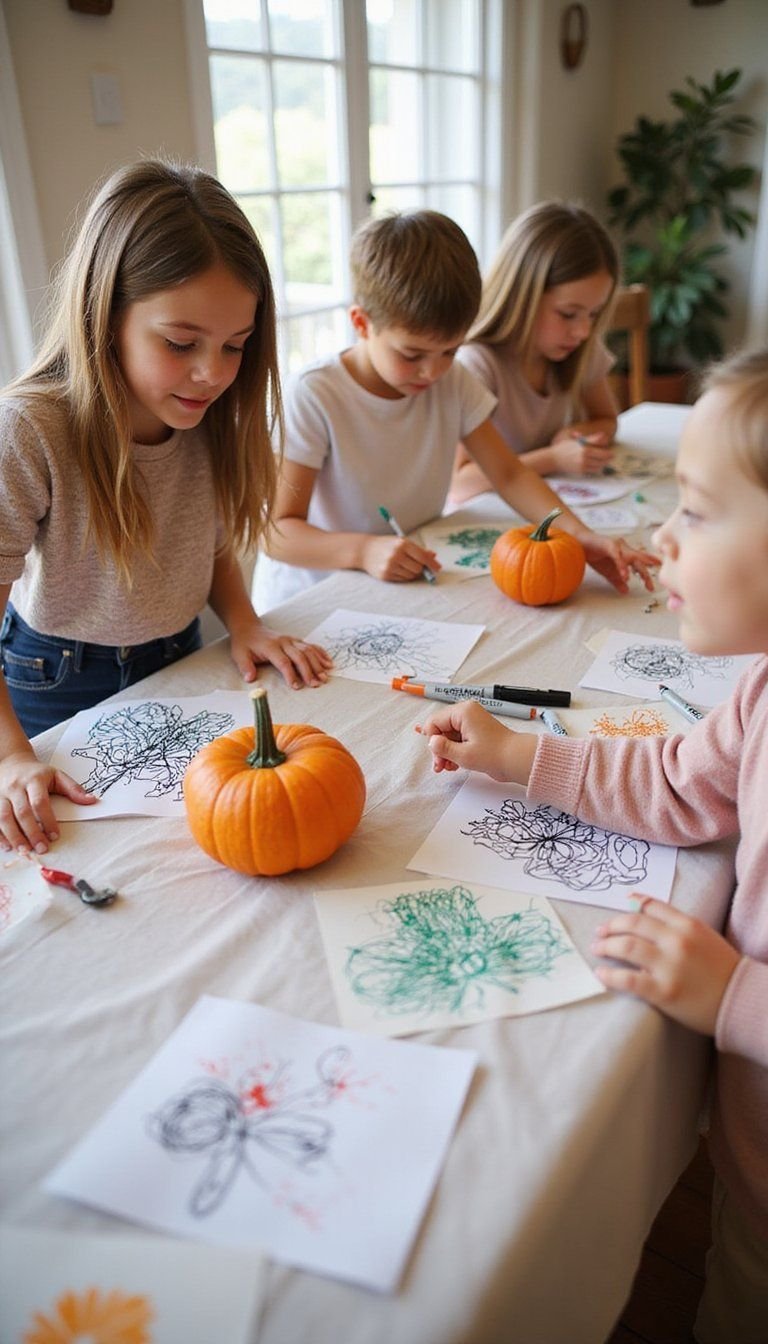 Sharpie Doodle Pumpkins For Kid-Friendly Fun