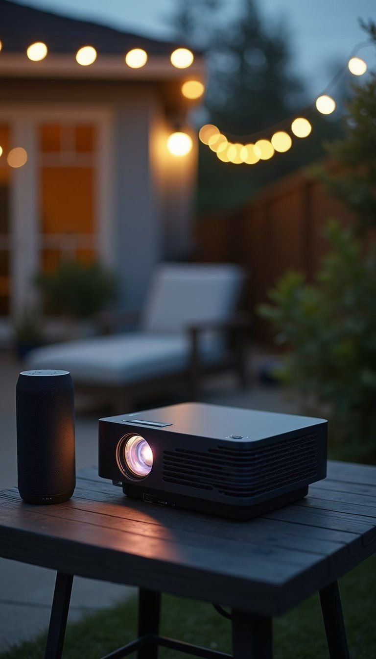 Projector And Sound Setup For Crisp Picture