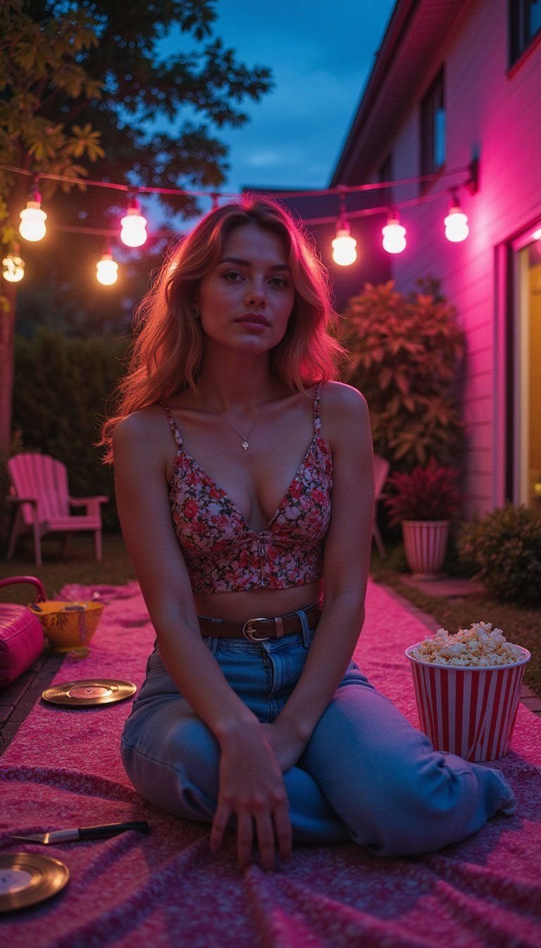 Themed Nights With 80s Retro Movie Party Setup