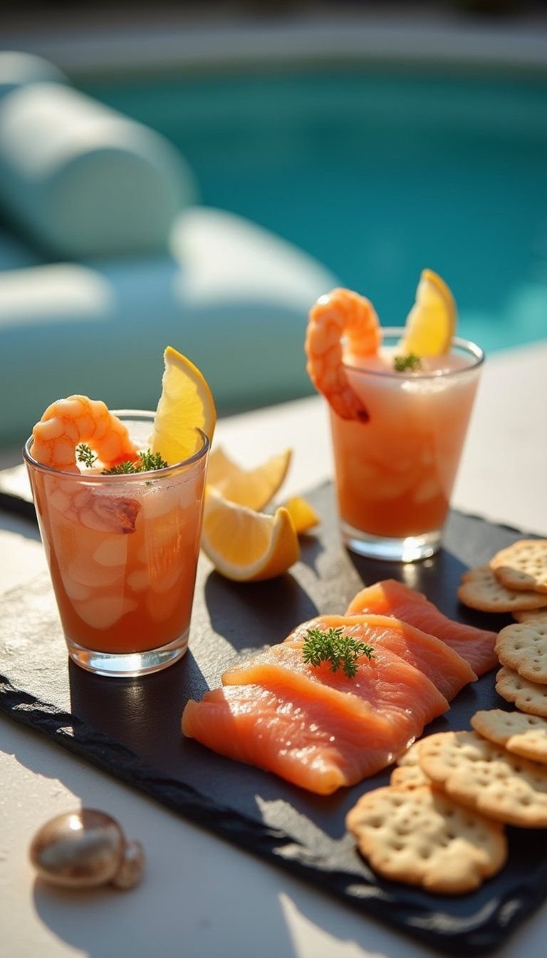 Beachy Charcuterie With Shrimp And Citrus