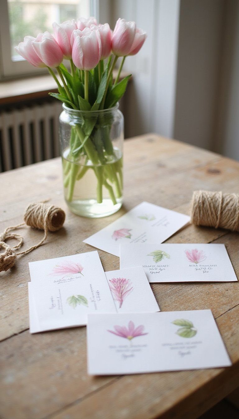 Plantable Paper Seed Card Making Afternoon