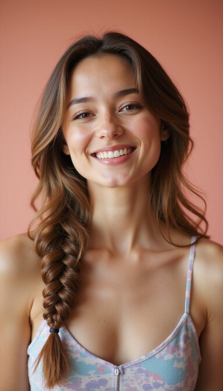 Bubble Side Braid For Playful Volume
