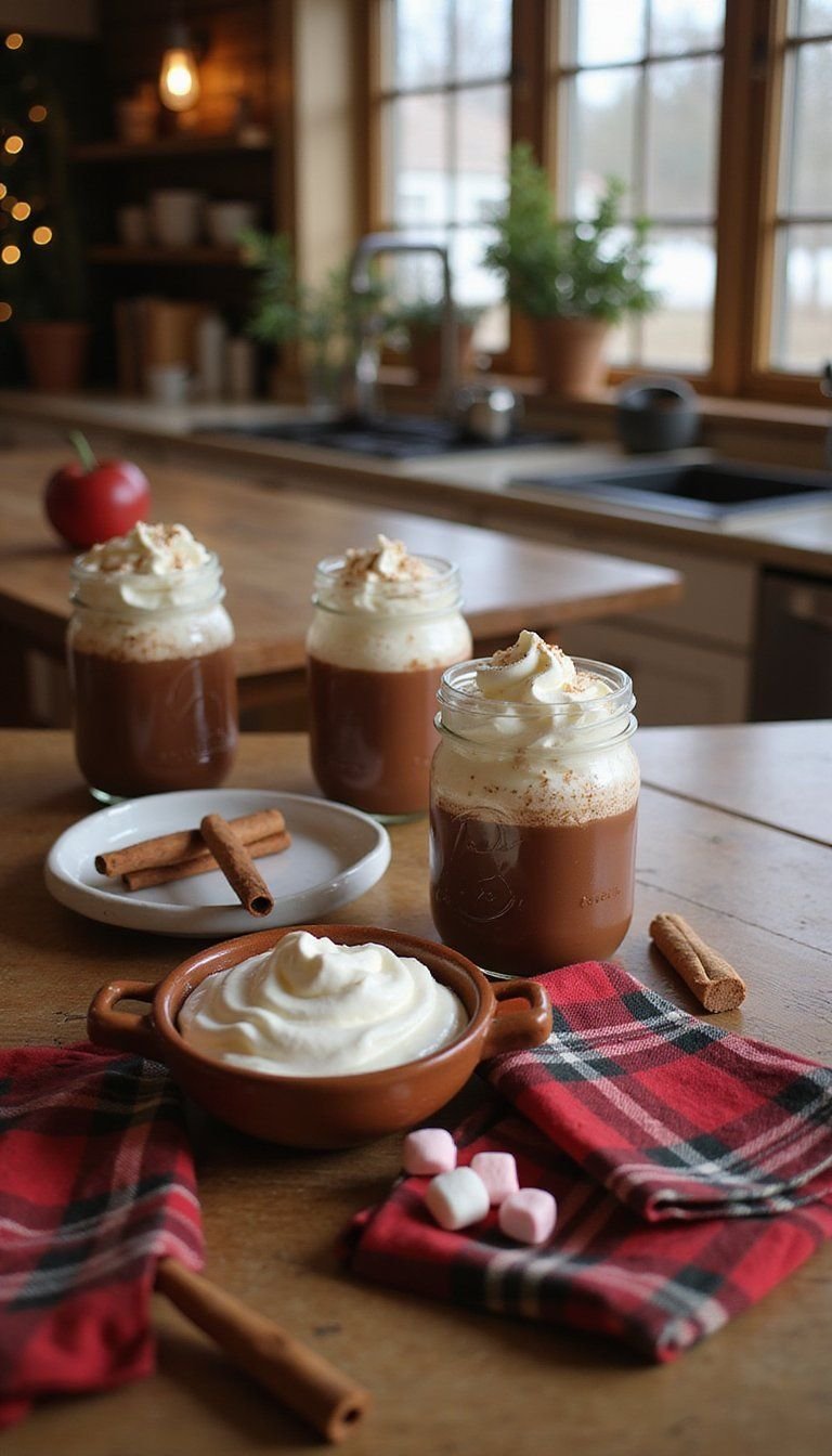 Cozy Hot Chocolate Bar With Toppings Station