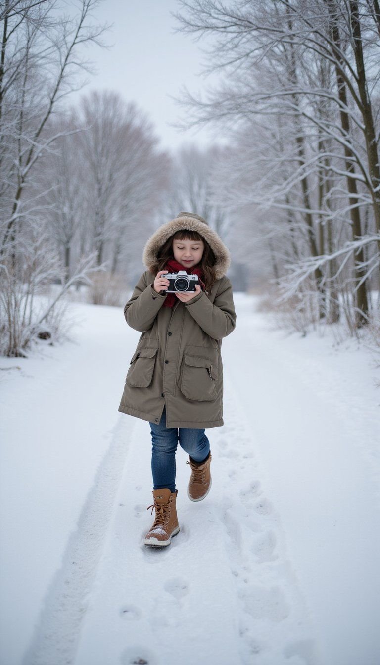 Creative Snow Photography Walk For Little Photographers