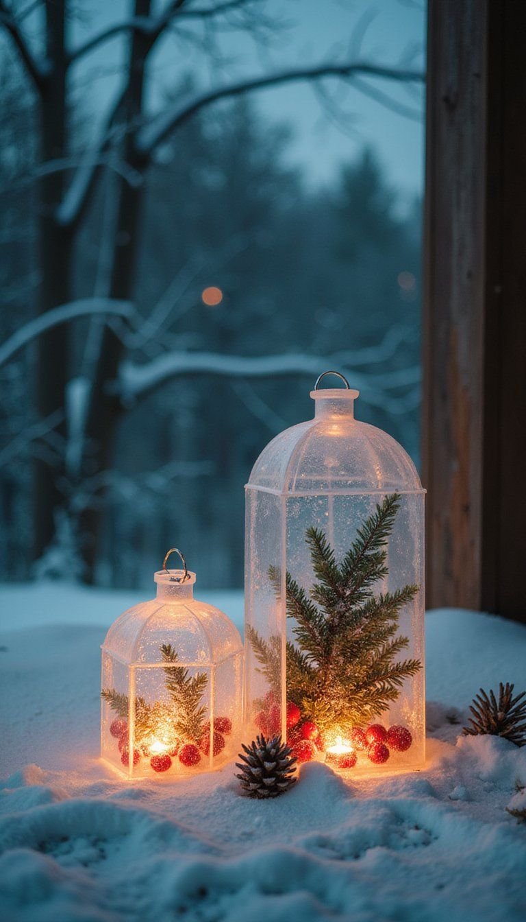 Glow-In-The-Dark Ice Lanterns For Evening Magic
