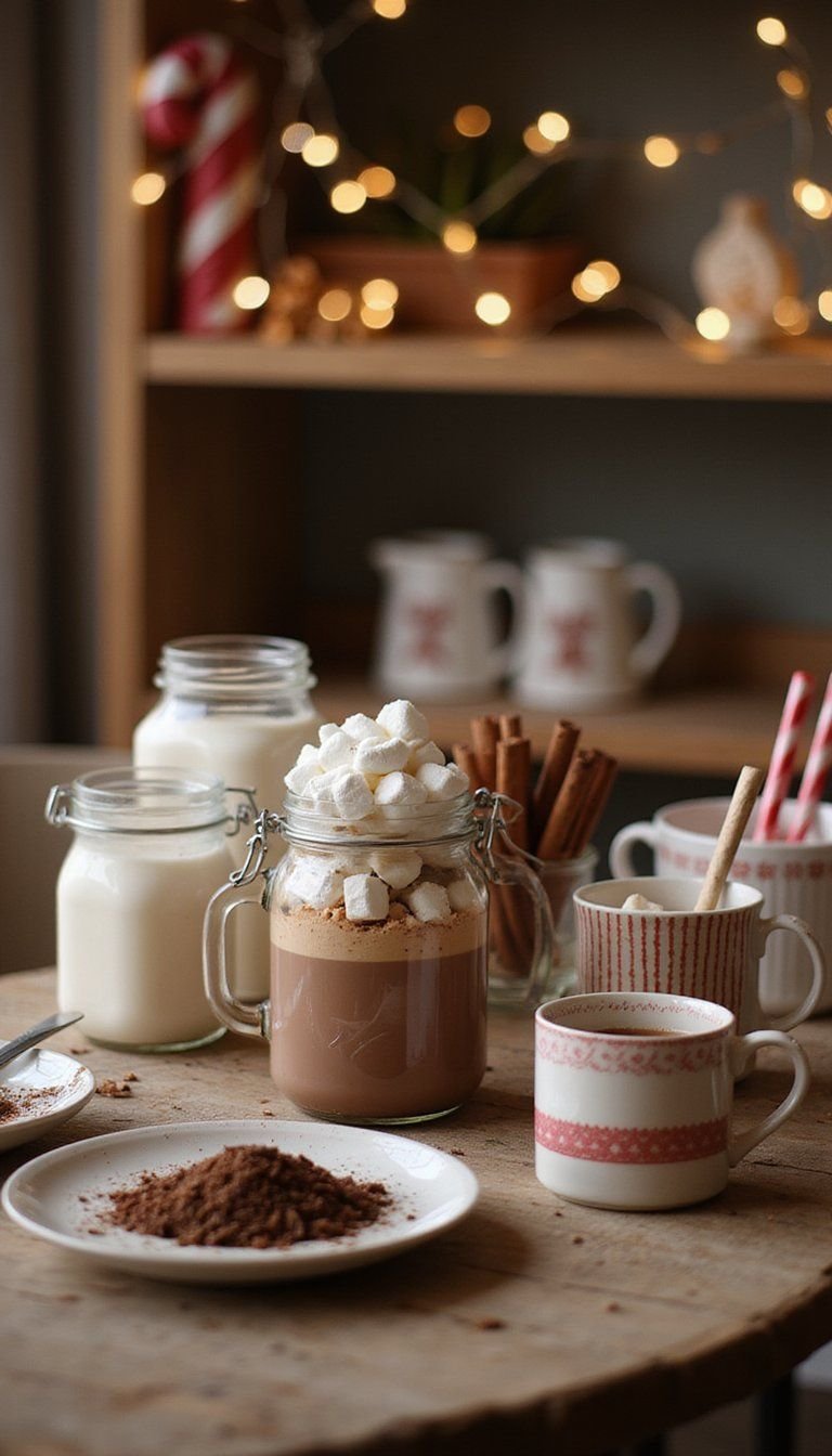Indoor Hot Chocolate Bar With Toppings
