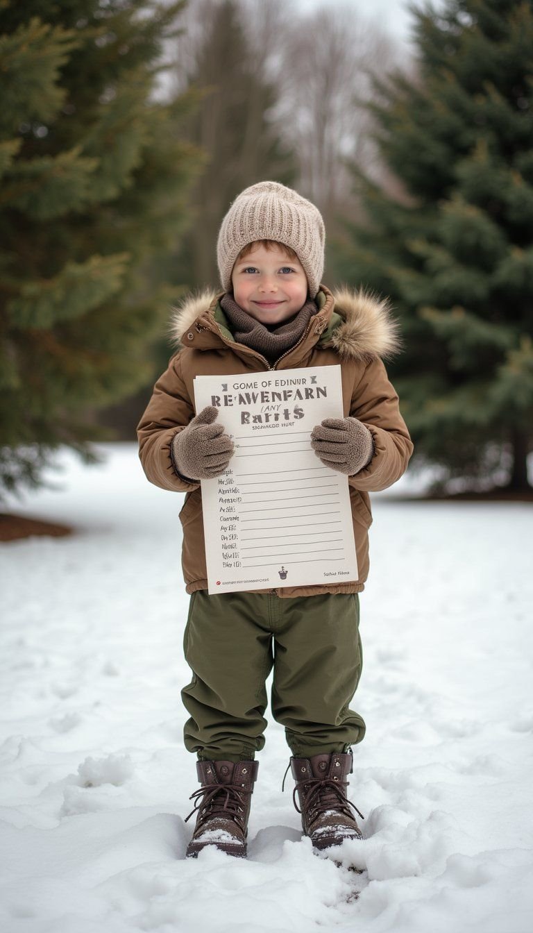Winter Nature Scavenger Hunt Around The Yard