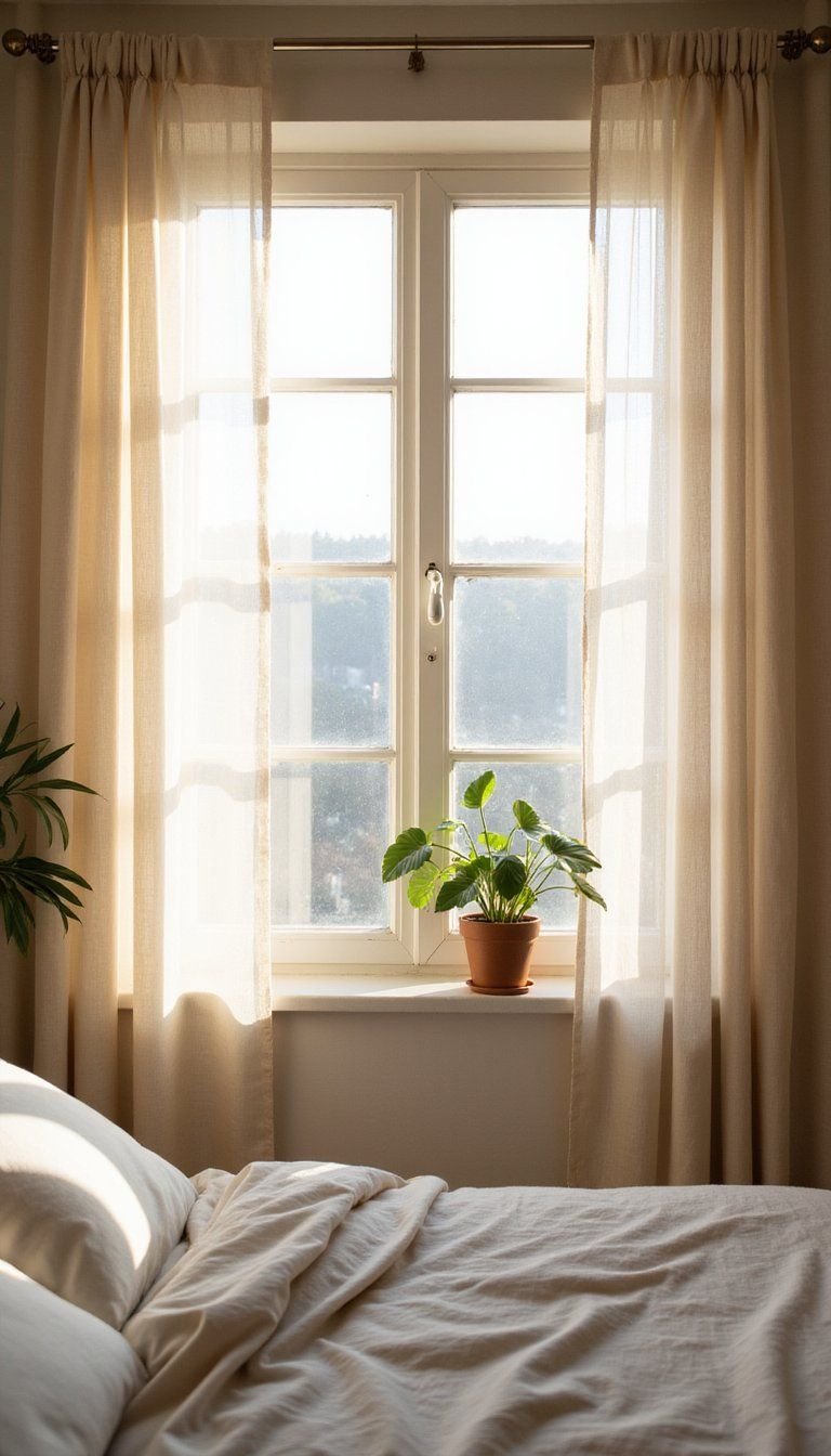 Sheer Curtains For Airy Morning Light