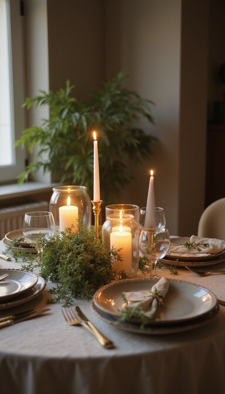 Candlelit Spring Brunch With Glass Globes