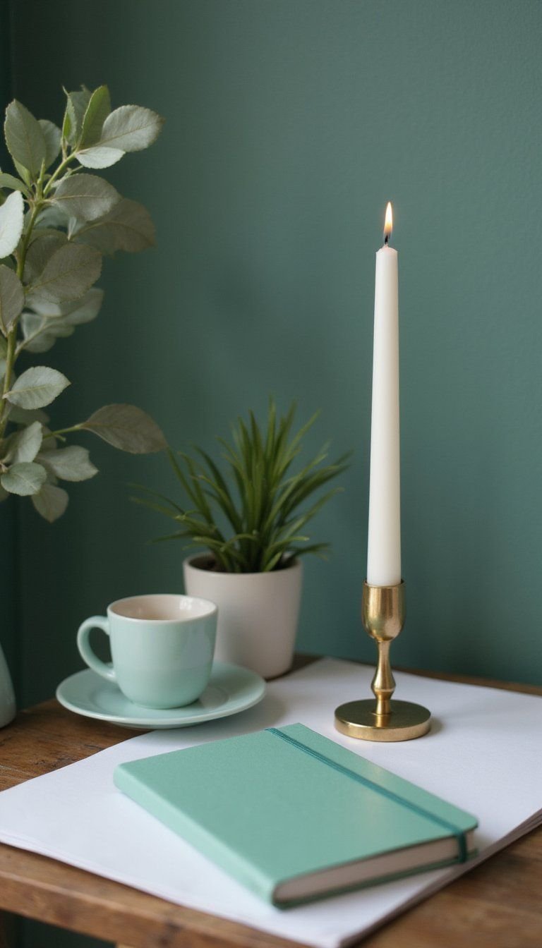 Eucalyptus Mint Reviving Candle For Study Sessions