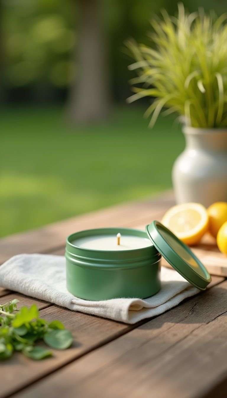 Fresh Cut Grass Candle For Backyard Brunches